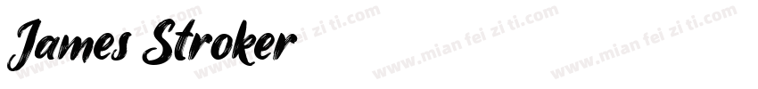 James Stroker字体字体转换